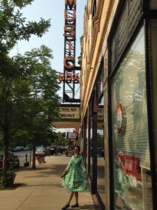 Me under the marquee!